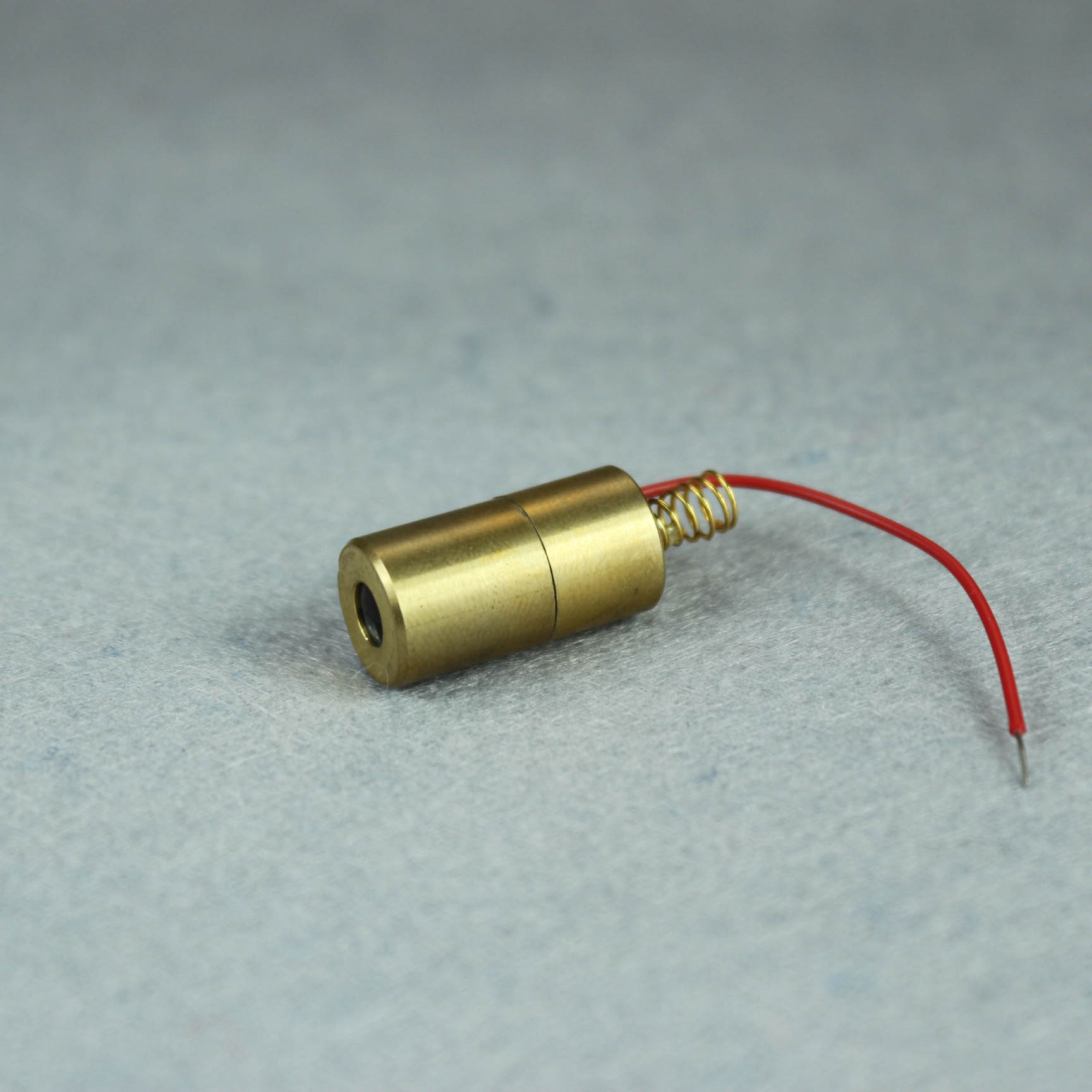 Módulo militar de diodo láser pulsado LASER de 650NM 5MW con comentarios de PD y conexión de resorte